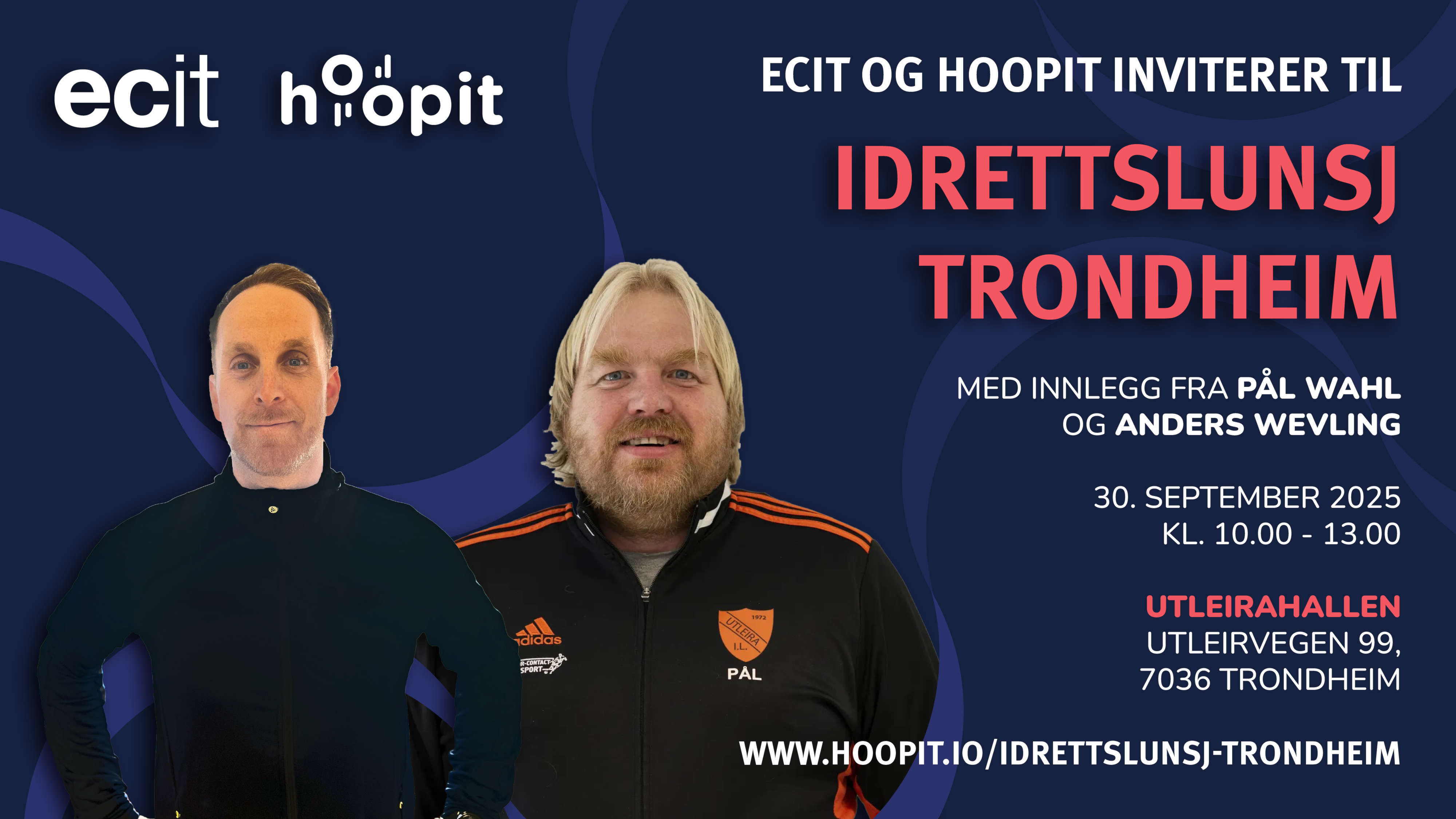Invitasjon til idrettslunsj med Hoopit i Utleirahallen